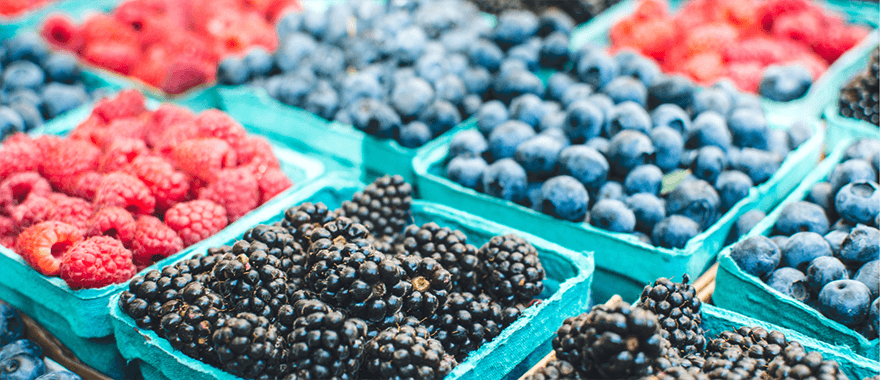 Image of fruit at a Farmers Market