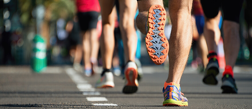 Image of athletes running outdoors