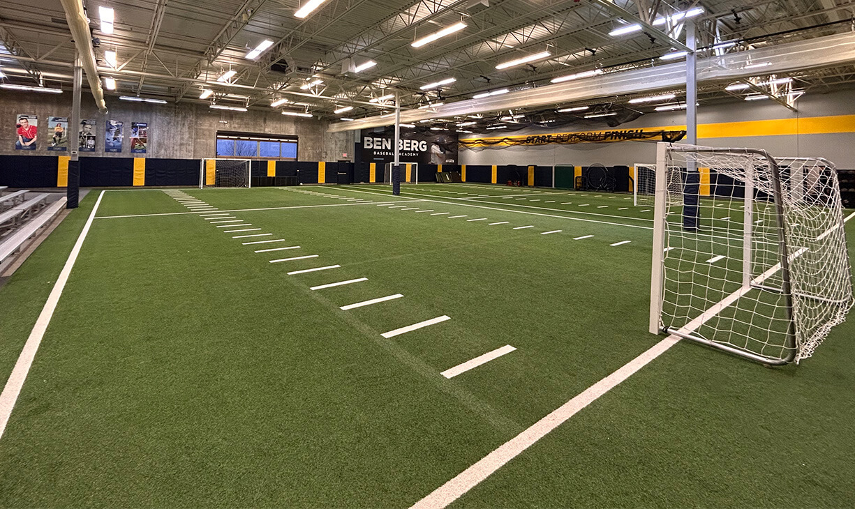 10,000 square feet of synthetic turn in the Bismarck Power Center