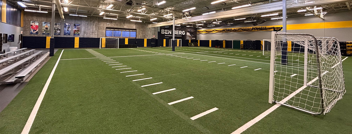 Look at the synthetic field turf in our Bismarck Location